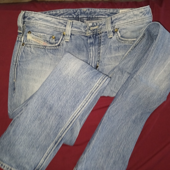 Diesel Light Blue Relaxed Men's Jeans 31 Waist - Picture 13 of 14